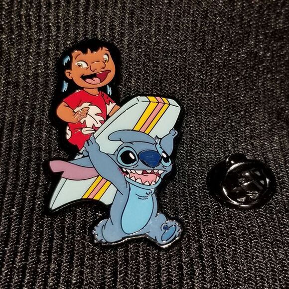 Loungefly Jewelry - Disney Loungefly Pin Lilo & Stitch Surfboard Blind Box Mystery Surfing